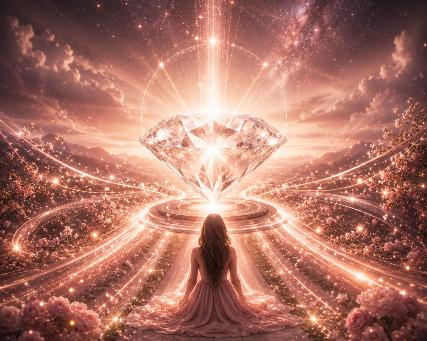 Energia do Diamante da Prosperidade